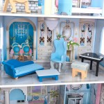 Casuta pentru papusi Castelul Disney Princess Magical Dream Castle Dollhouse Frozen KidKraft cu sunete si lumini